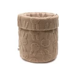 Panier de rangement 35 x 30 cm miffy jacquard teddy biscuit