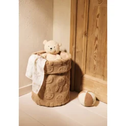 Panier de rangement 35 x 30 cm miffy jacquard teddy biscuit