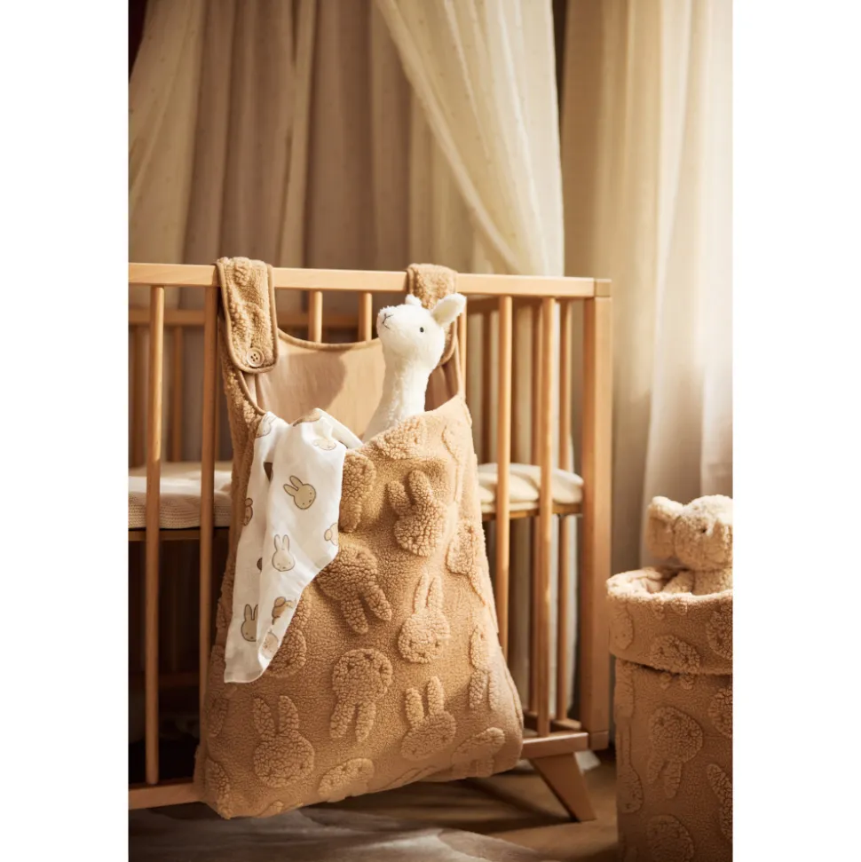 Panier de rangement 35 x 30 cm miffy jacquard teddy biscuit