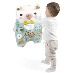 Panneau d'activités en bois busy board ourson pure