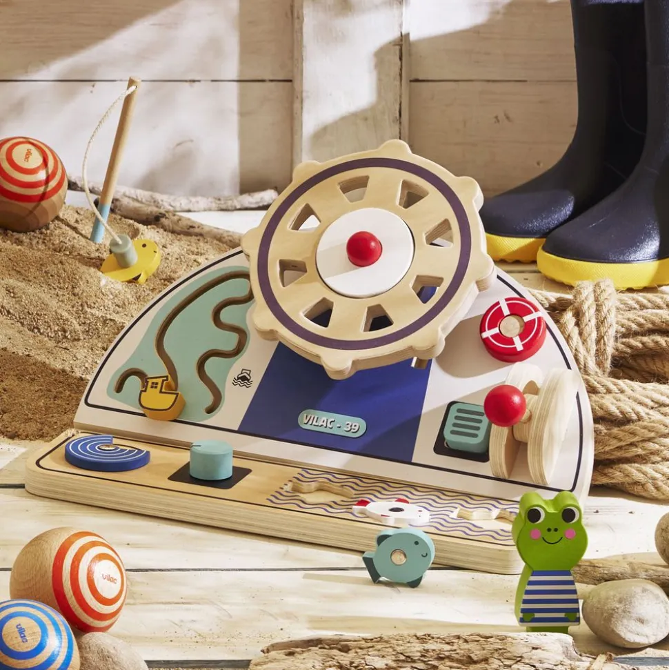 Panneau d'activités en bois tableau de bord bateau