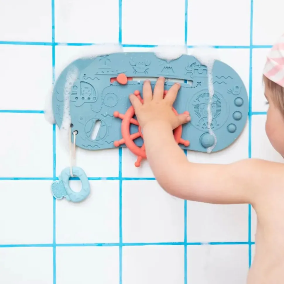 Panneau d'activités pour le bain bateau pirate