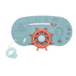Panneau d'activités pour le bain bateau pirate