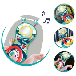 Panneau d'activités volant de voiture