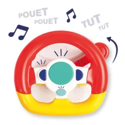 Panneau d'activités volant de voiture