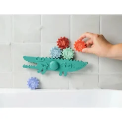 Panneau de bain jeu d'équilibre balancier crocodile