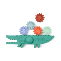 Panneau de bain jeu d'équilibre balancier crocodile