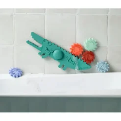Panneau de bain jeu d'équilibre balancier crocodile