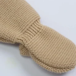 Pantalon maille 0/1 mois caramel