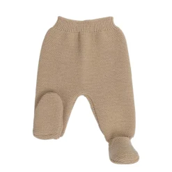 Pantalon maille 0/1 mois caramel