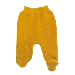 Pantalon maille 0/1 mois moutarde