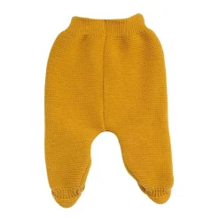 Pantalon maille 0/1 mois moutarde