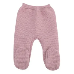 Pantalon maille 0/1 mois rose