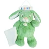 Pantin avec doudou malow - vert sauge