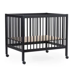 Parc bébé 97 hêtre noir - 75 x 95 cm