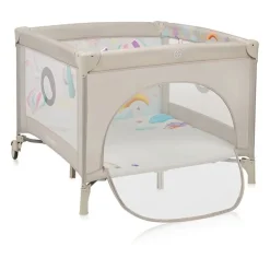 Parc bébé mille plus 100x100 cm pliable avec matelas grey beige
