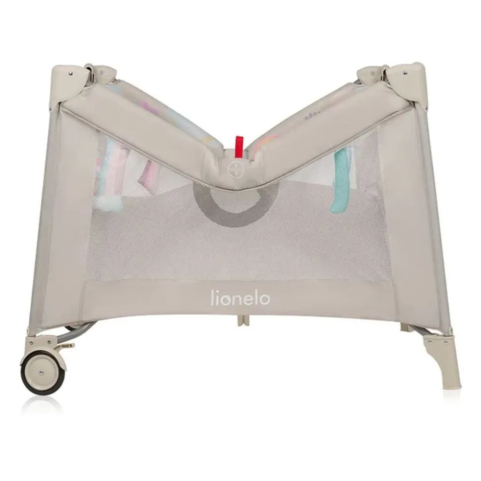 Parc bébé mille plus 100x100 cm pliable avec matelas grey beige