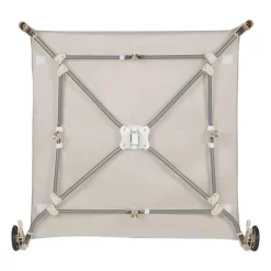 Parc bébé mille plus 100x100 cm pliable avec matelas grey beige