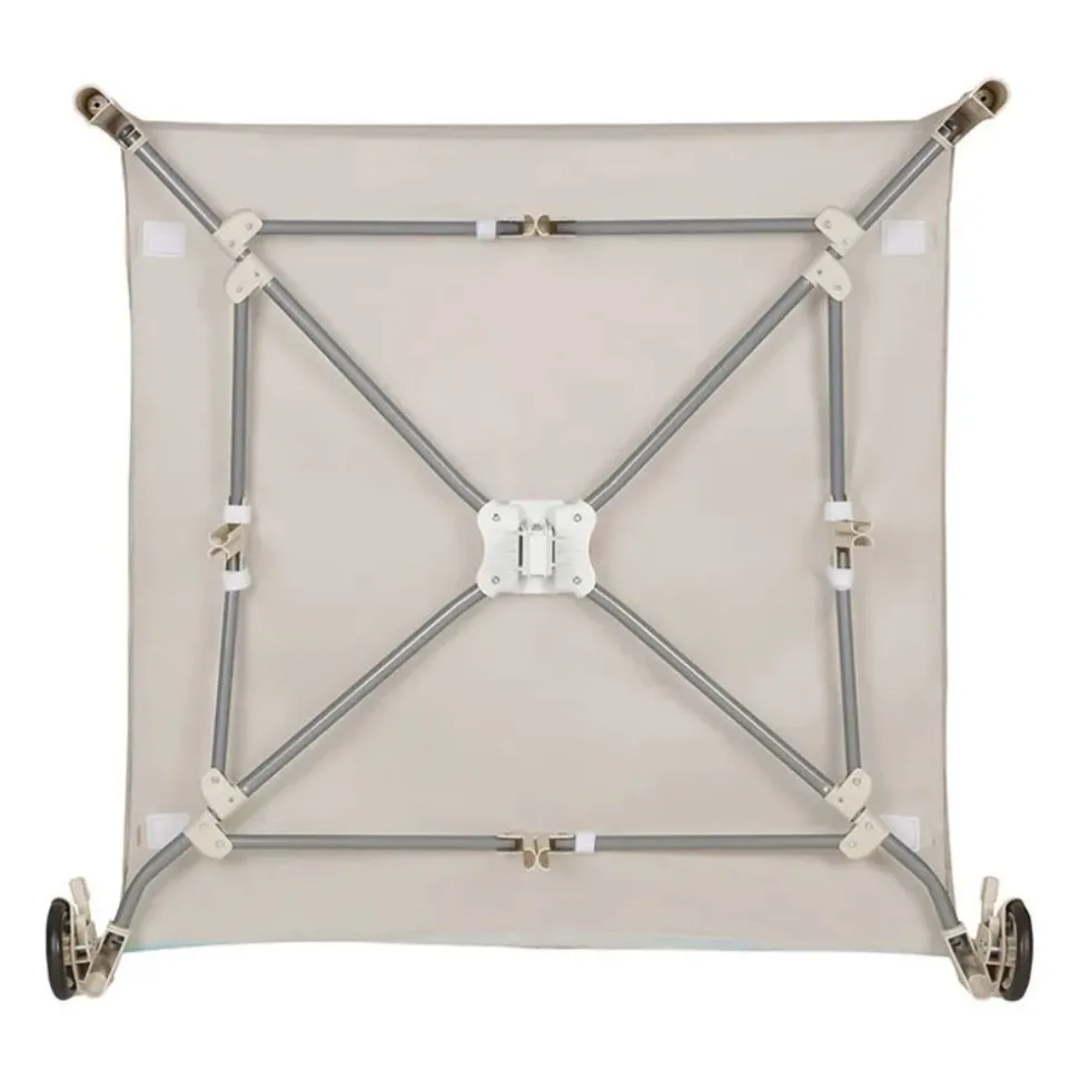 Parc bébé mille plus 100x100 cm pliable avec matelas grey beige