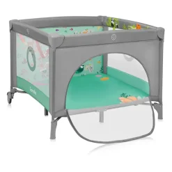 Parc bébé mille plus 100x100 cm pliable avec matelas grey green