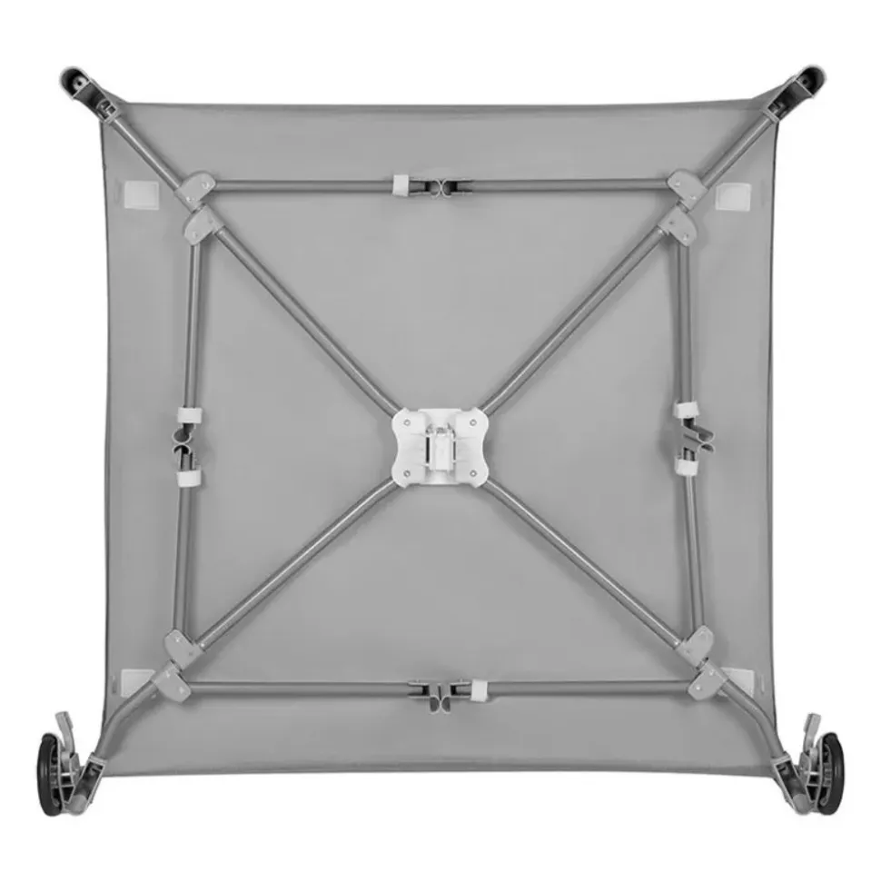 Parc bébé mille plus 100x100 cm pliable avec matelas grey green