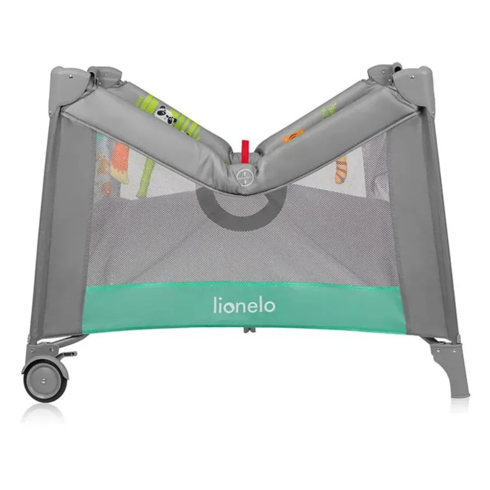 Parc bébé mille plus 100x100 cm pliable avec matelas grey green