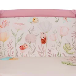 Parc bébé mille plus 100x100 cm pliable avec matelas pink