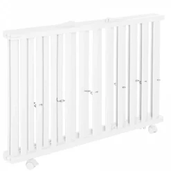 Parc bébé pliable 74 x 100 cm blanc