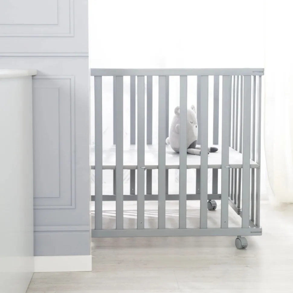 Parc bébé pliable 74 x 100 cm taupe