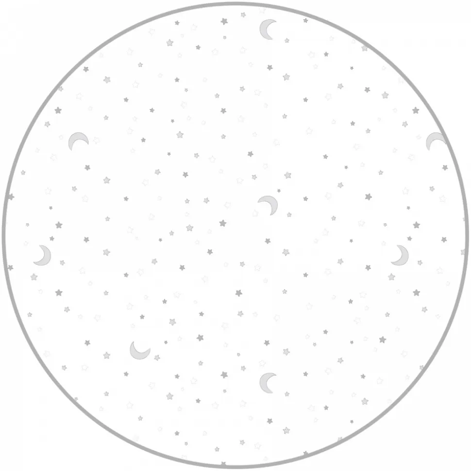 Parc bébé 75 x 100 cm blanc et tapis de parc sternenzauber