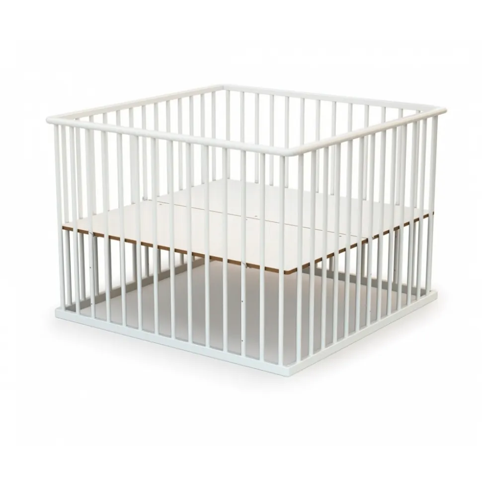 Parc bébé 100x100 cm webaby blanc