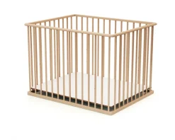 Parc bébé 70x100 cm webaby hêtre verni