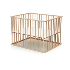 Parc bébé 70x100 cm webaby hêtre verni