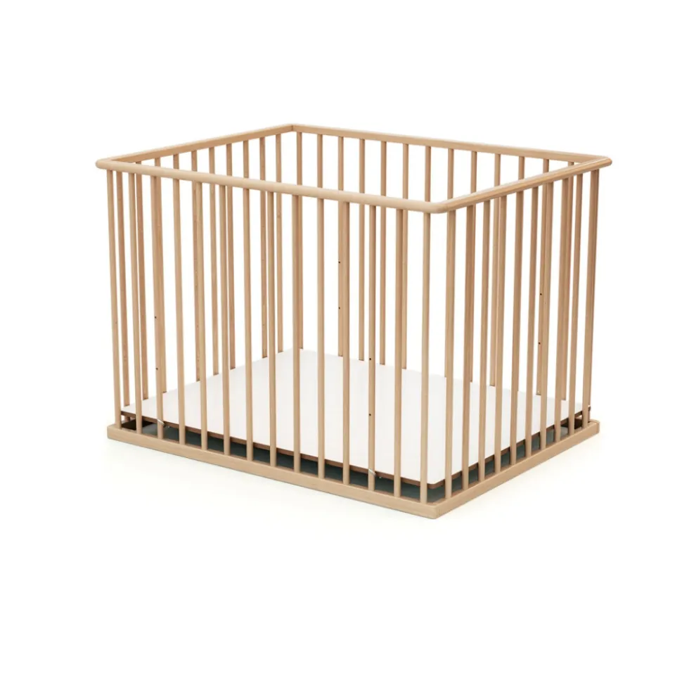 Parc bébé 70x100 cm webaby hêtre verni