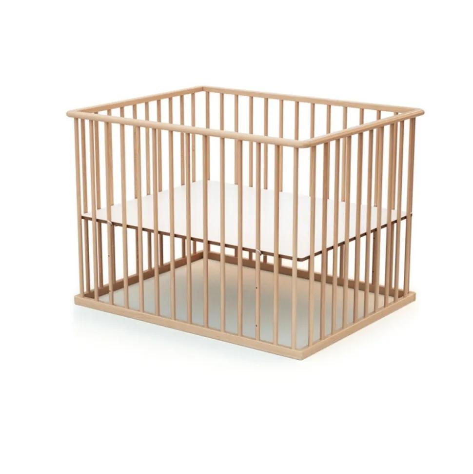 Parc bébé 70x100 cm webaby hêtre verni