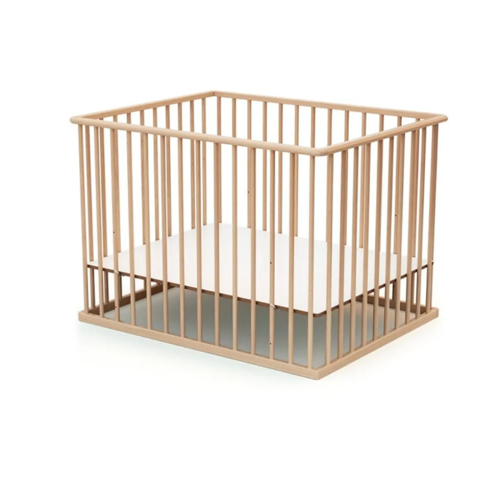 Parc bébé 70x100 cm webaby hêtre verni
