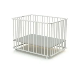 Parc pliant webaby blanc et gris 70x100