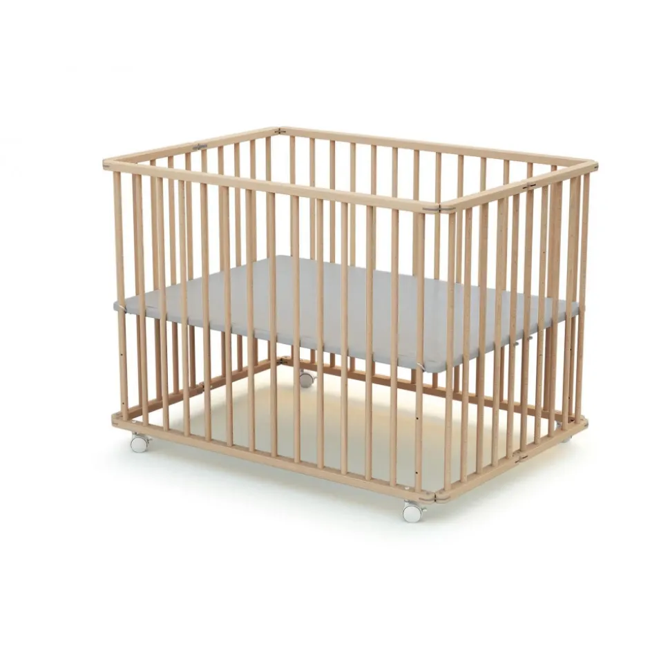 Parc pliant 70x100 hêtre brut