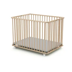 Parc pliant 70x100 hêtre brut