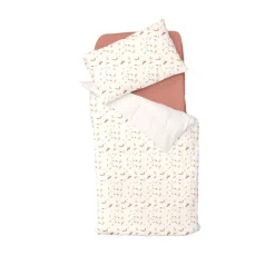 Parure de couette + taie 100x140 happy