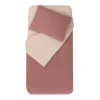Parure de couette + taie 75x120 / 35x45 cm nude/old pink