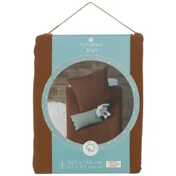 Parure de lit enfant 140x200 cm noisette
