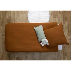 Parure de lit enfant 140x200 cm noisette