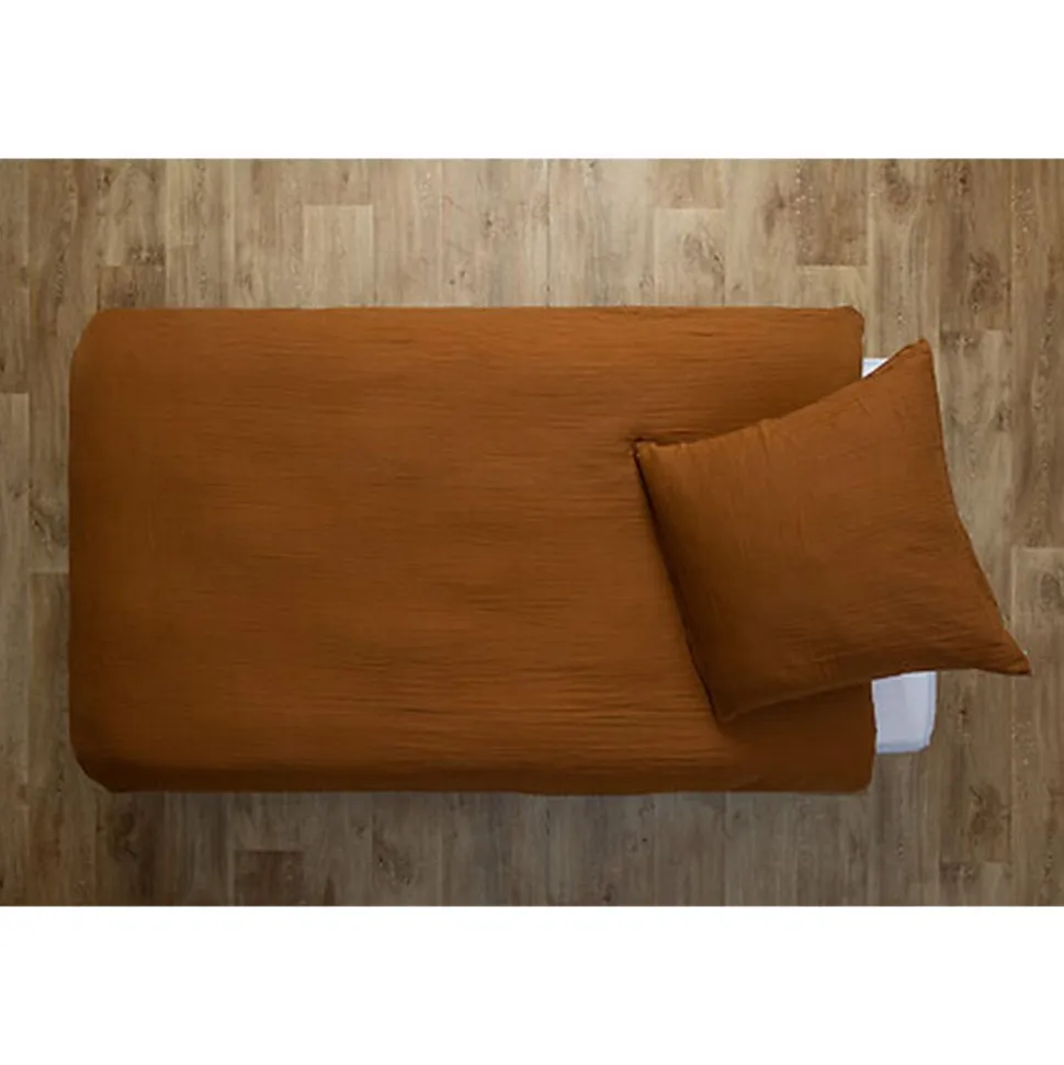 Parure de lit enfant 140x200 cm noisette