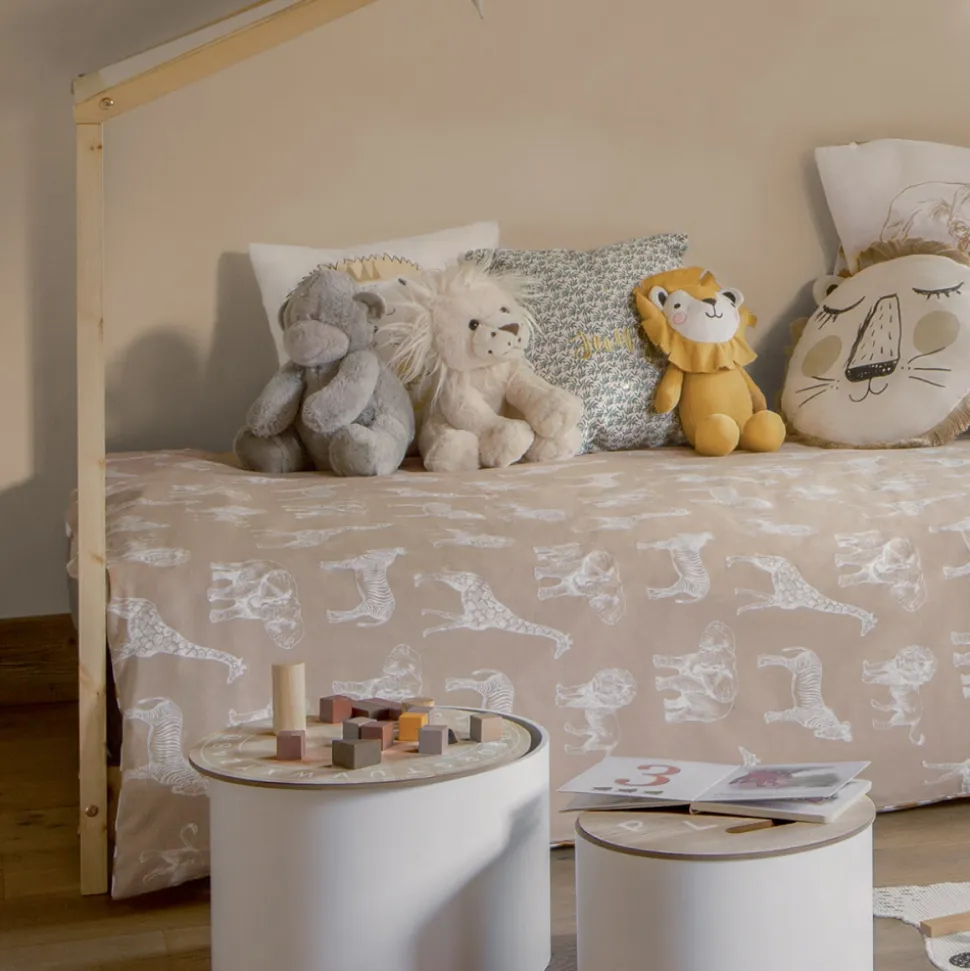 Parure de lit enfant 140x200 cm savane