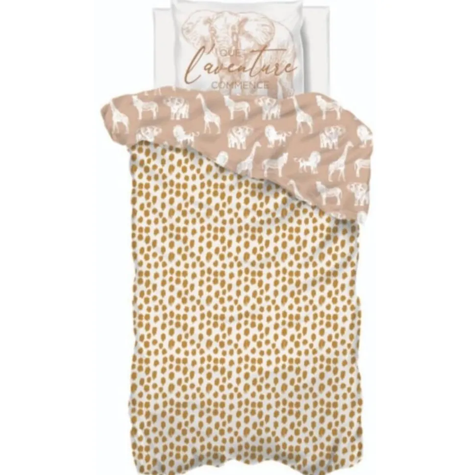 Parure de lit enfant 140x200 cm savane