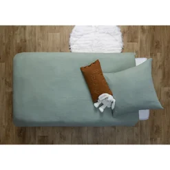 Parure de lit enfant 140x200 cm vert