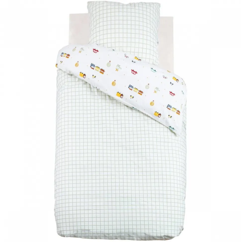 Parure de lit enfant 140x200 cm voiture