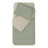 Parure housse de couette + taie d'oreiller 100x140cm / 40x60 cm ginky / sable
