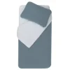 Parure housse de couette + taie d'oreiller 75x120 / 35x45 cm ocean / light blue